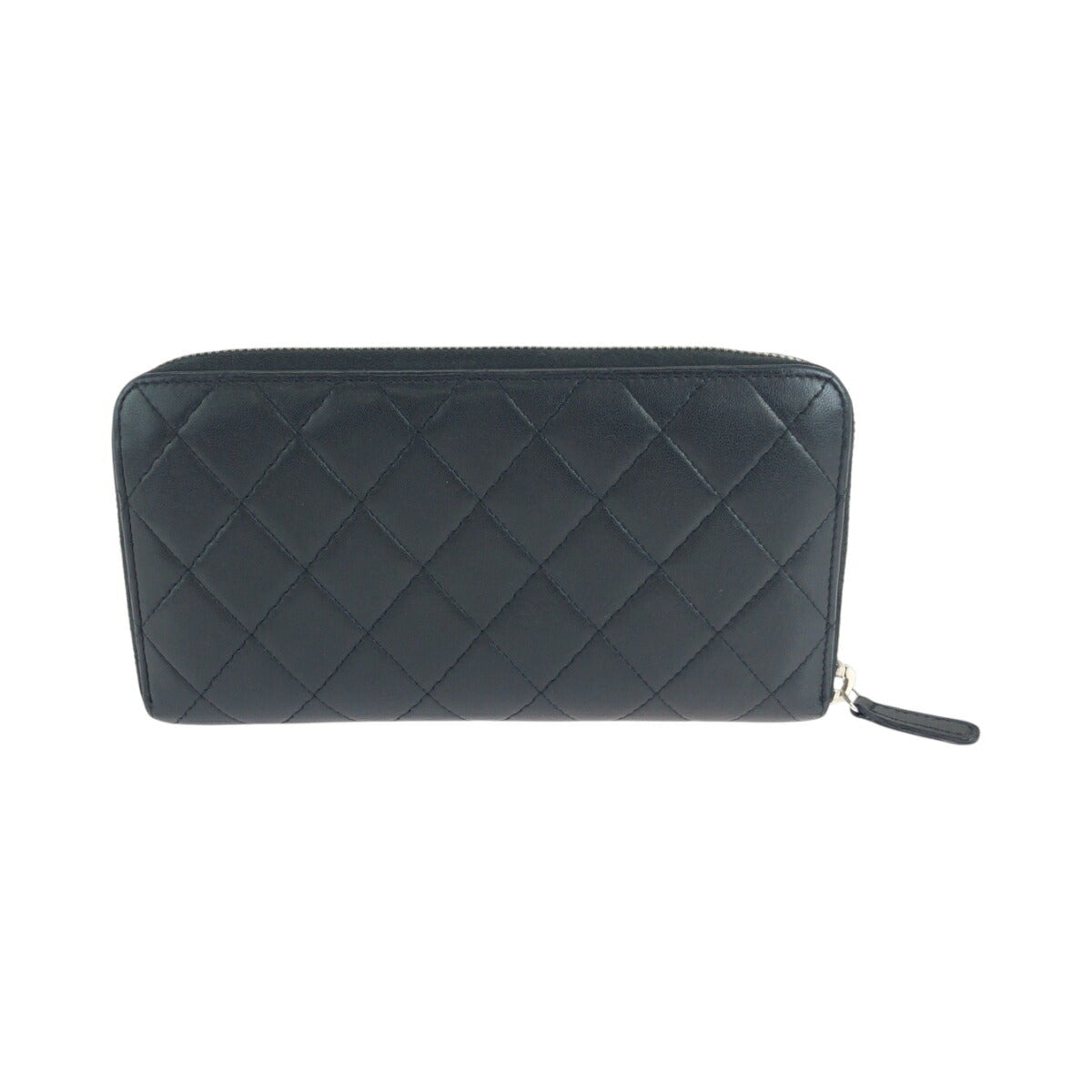 Chanel Matelassé Lambskin Long Zip Wallet