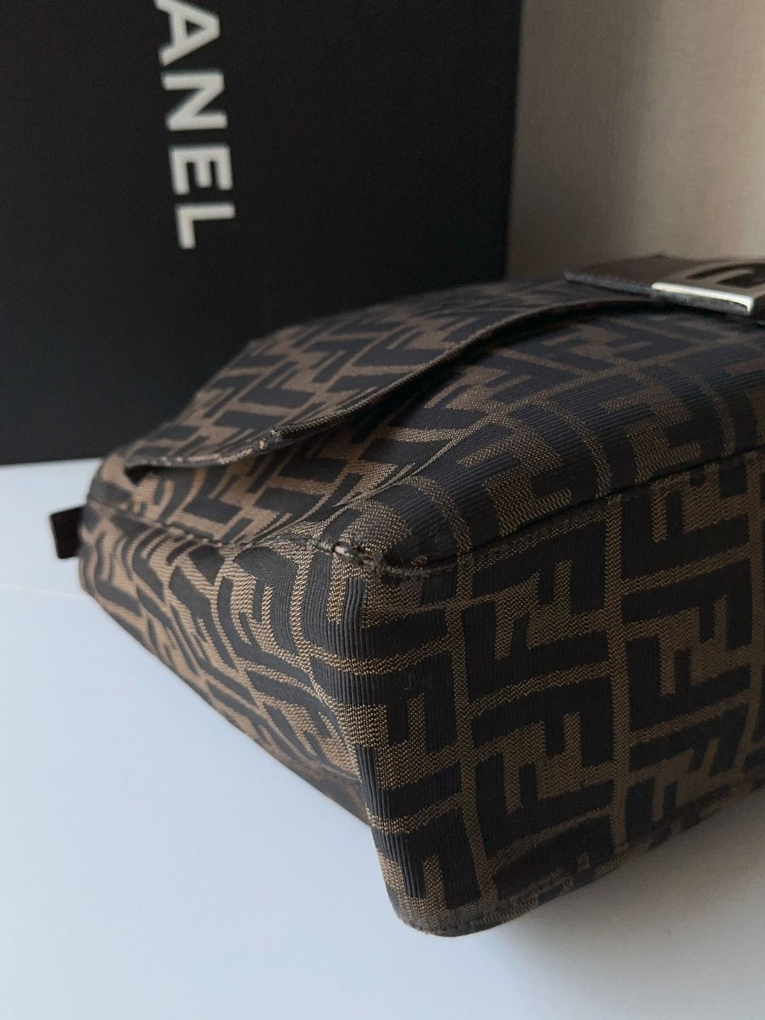 Fendi Zucca FF Baguette - Neutrals Shoulder Bags, Handbags MR14072025X578