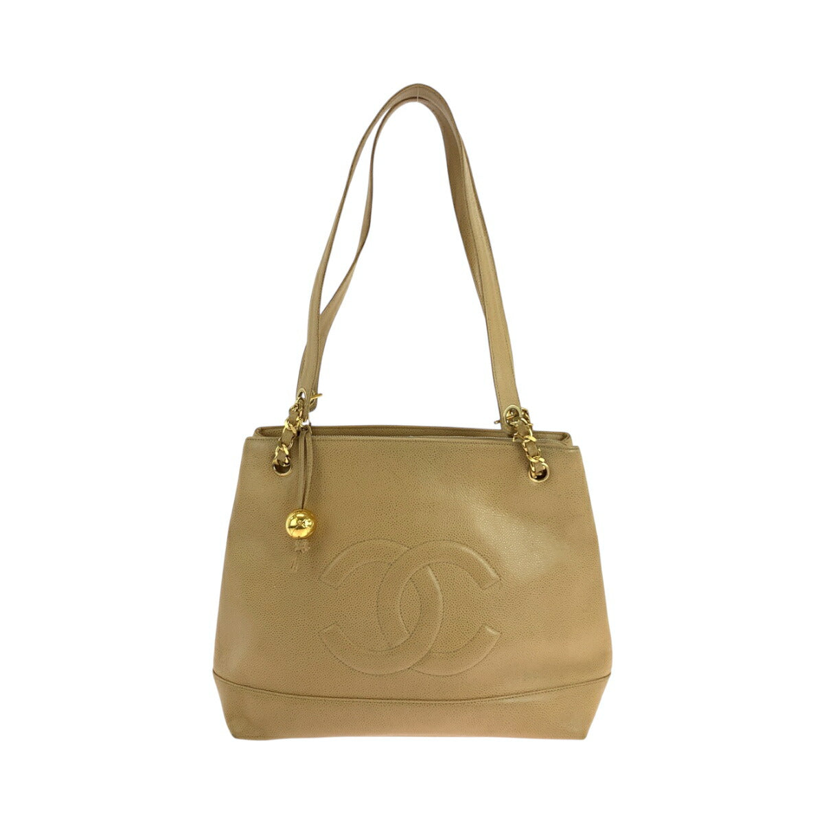 Chanel Coco Mark Caviar Skin Chain Shoulder Bag