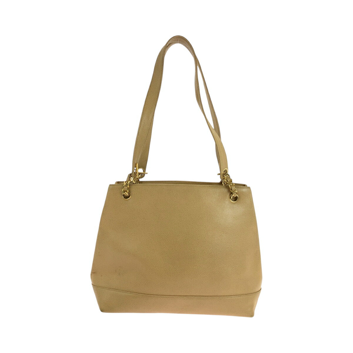 Chanel Coco Mark Caviar Skin Chain Shoulder Bag