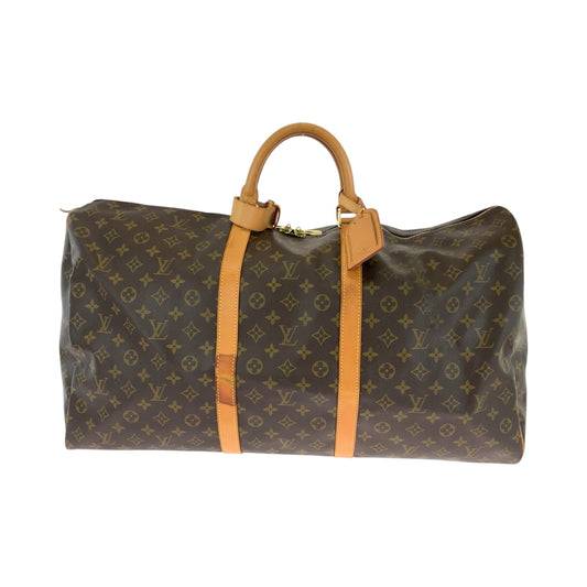 LOUIS VUITTON Boston Duffel bag M41422 PVC Brown Gold Metal Boston Duffel bag Handbag Monogram Keepall 60 Women