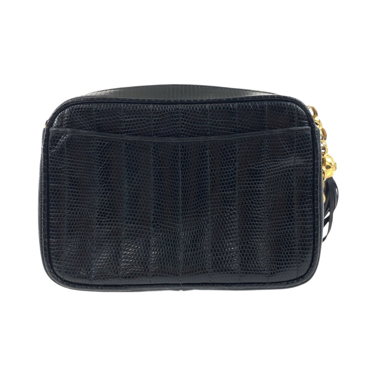 Chanel Coco Mark Lizard Shoulder Bag