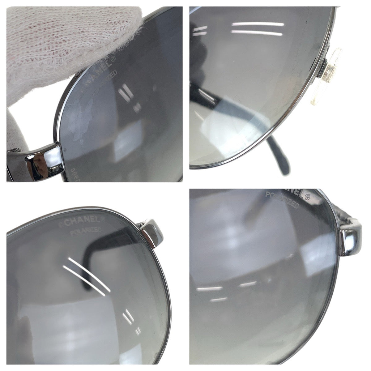 Chanel Coco Mark Metal Sunglasses