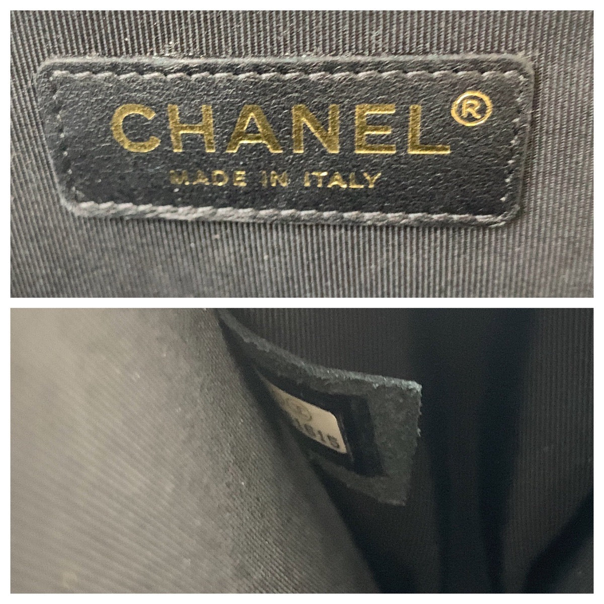 Chanel Coco Mark Lambskin Clutch Bag