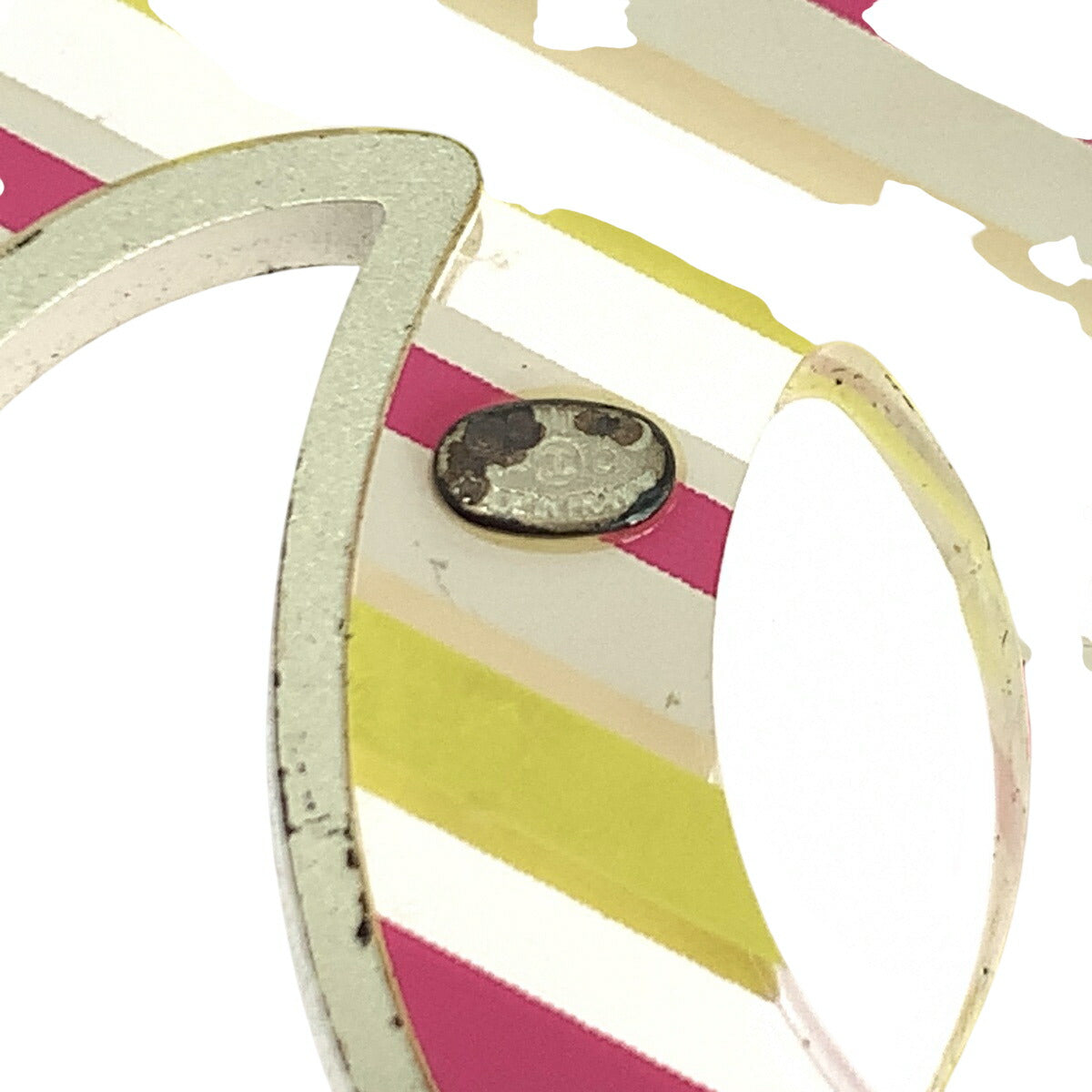 Chanel Coco Mark Stripe Brooch