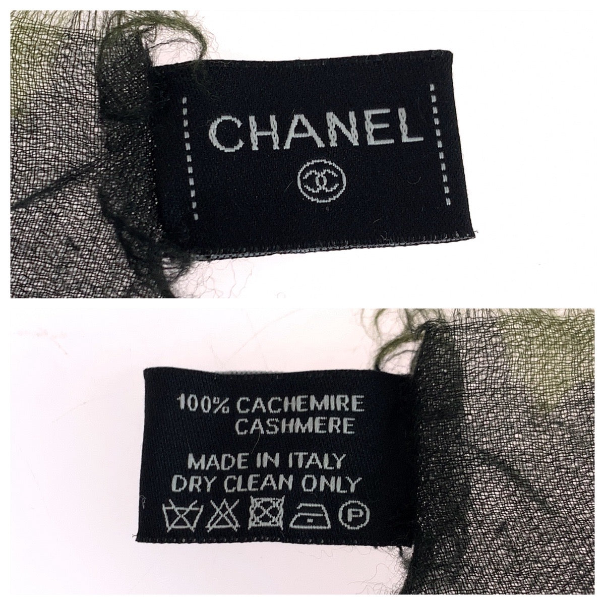 Chanel Coco Mark Cashmere Large Scarf