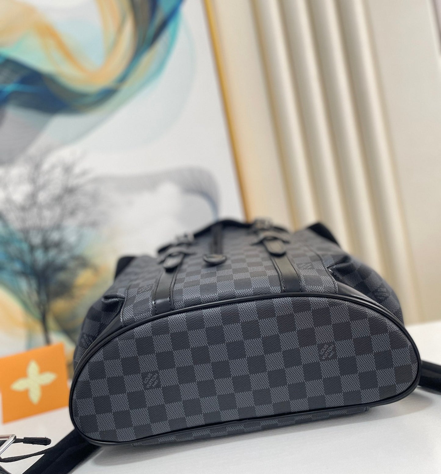 Top Quality Christopher PM Damier Graphite For Men, Bags, Backpack 17.3in/44cm Top Quality N41379
