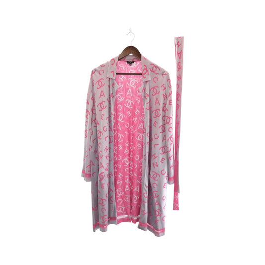 CHANEL cardigan P62933K48495 Rayon Pink gray COCO Mark 42