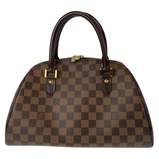 LOUIS VUITTON Handbag N41434 PVC Ebene Gold Metal Damier Rivera MM