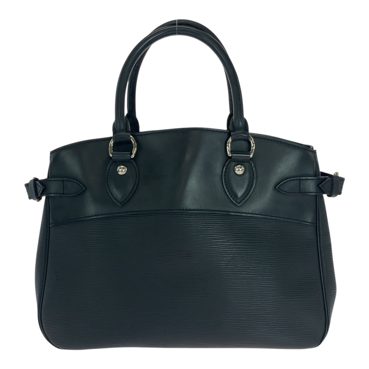 LOUIS VUITTON Handbag M59262 Epi Leather Noir Black SilverMetal Epi Passy PM