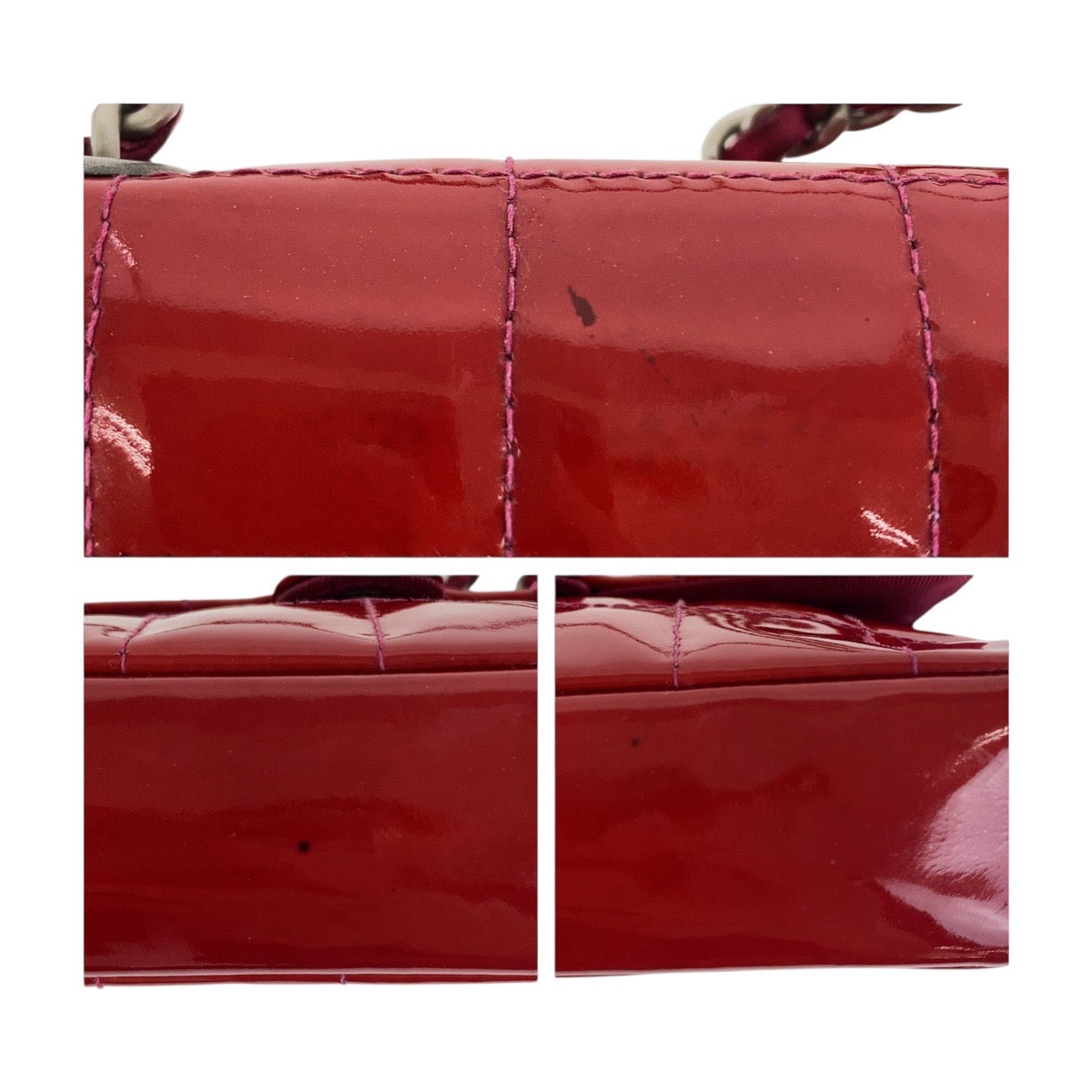 Chanel Choco Bar Enamel 2way Shoulder Bag