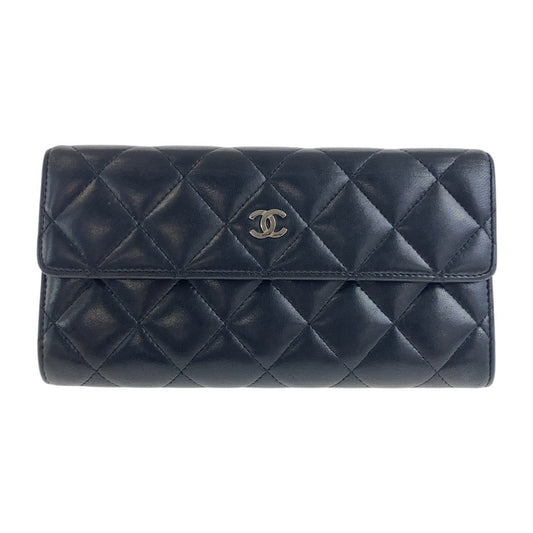 Chanel Matelassé Lambskin Long Wallet