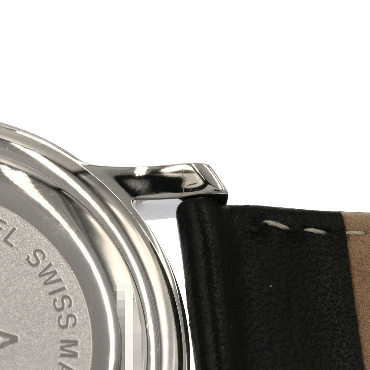 GUCCI Watches Quartz Stainless Steel, Leather black 5500M black dial mens  d