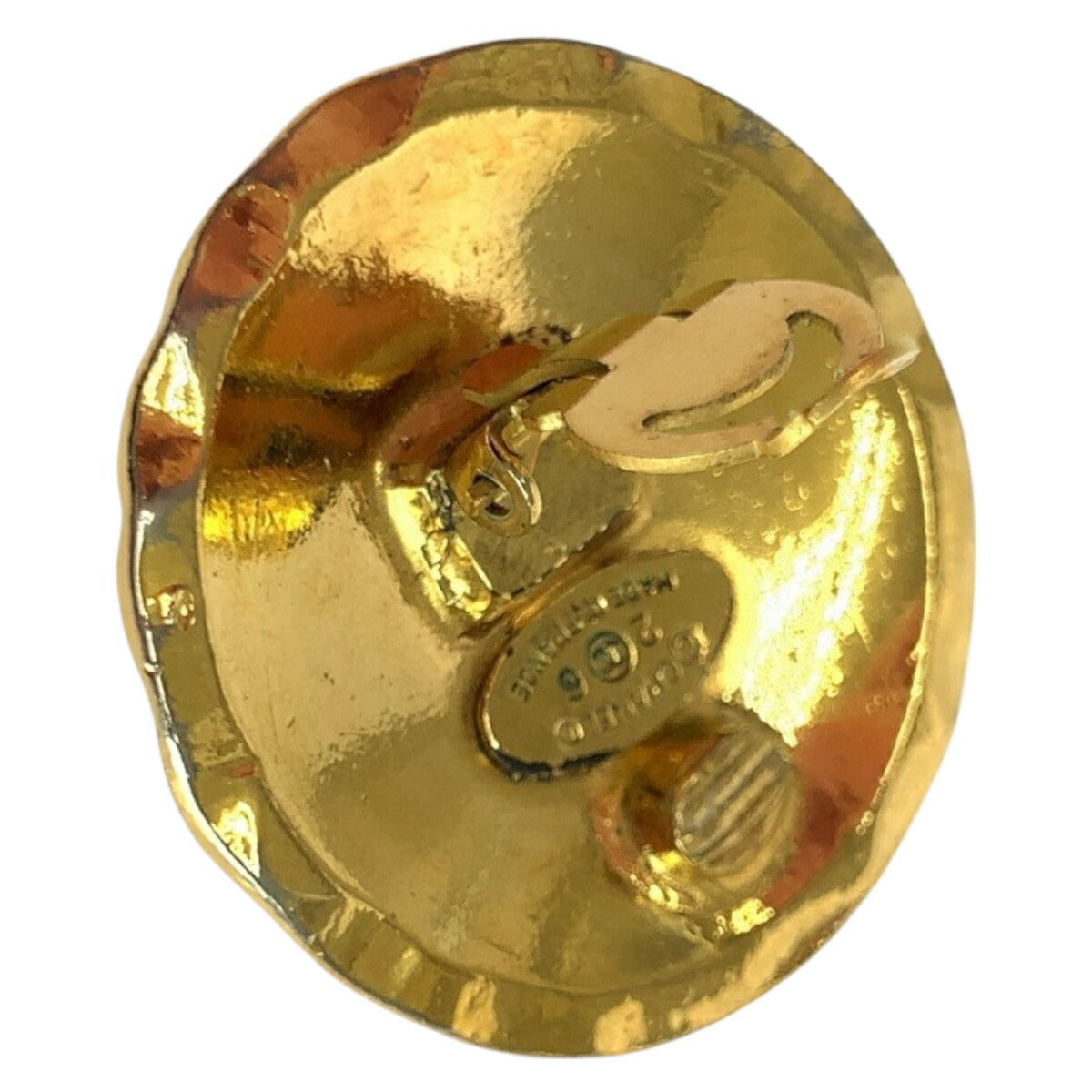 Chanel Matelasse Coco Mark Earrings