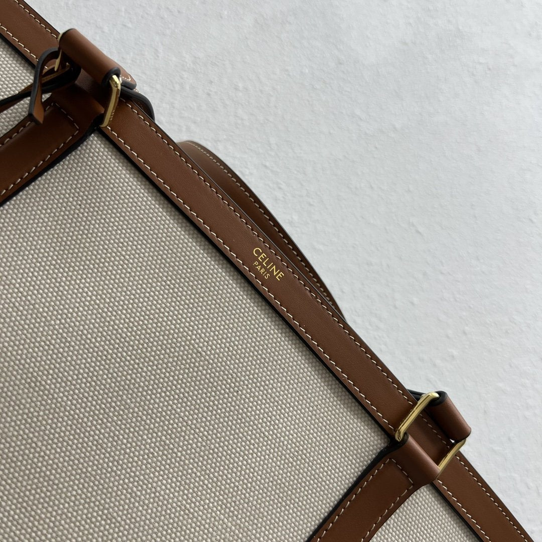 Top Quality MeTop Qualityum Cabas 16 In Textile Natural / Tan For Women 16in/40cm 197332DUH.02NT