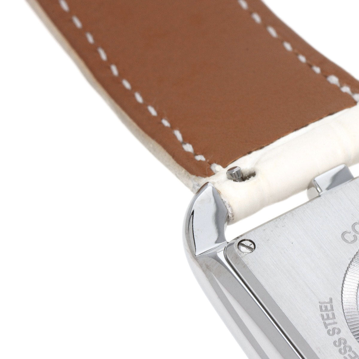 HERMES Watches Quartz CC3.730 Stainless Steel, Leather, Diamond Silver Cape Cod Chene Dunkle White shell dial Women  d
