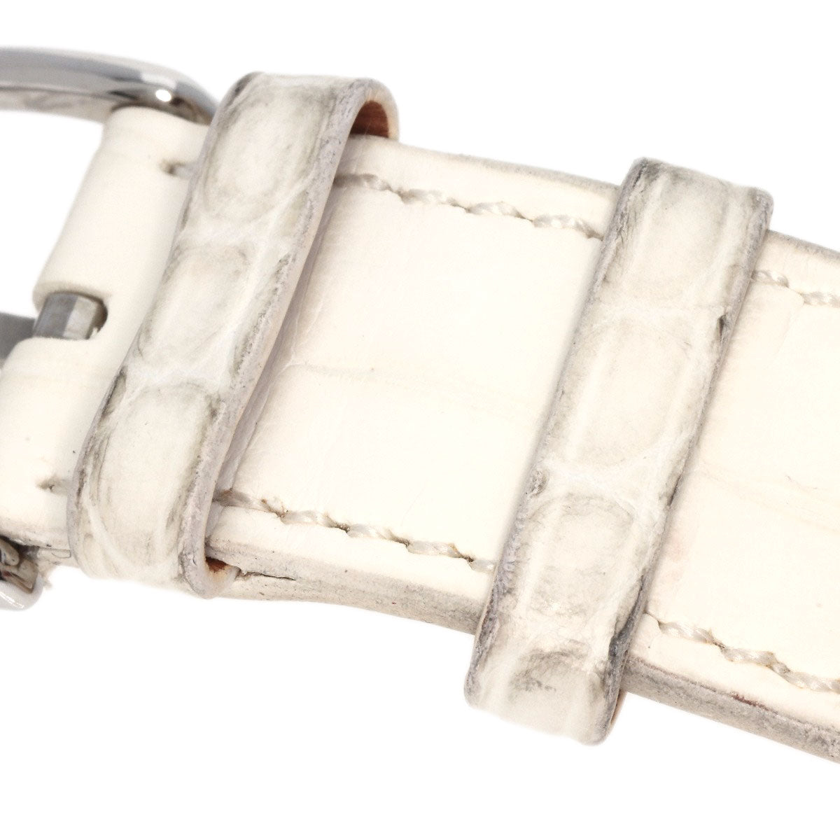HERMES Watches Quartz CC3.730 Stainless Steel, Leather, Diamond Silver Cape Cod Chene Dunkle White shell dial Women  d