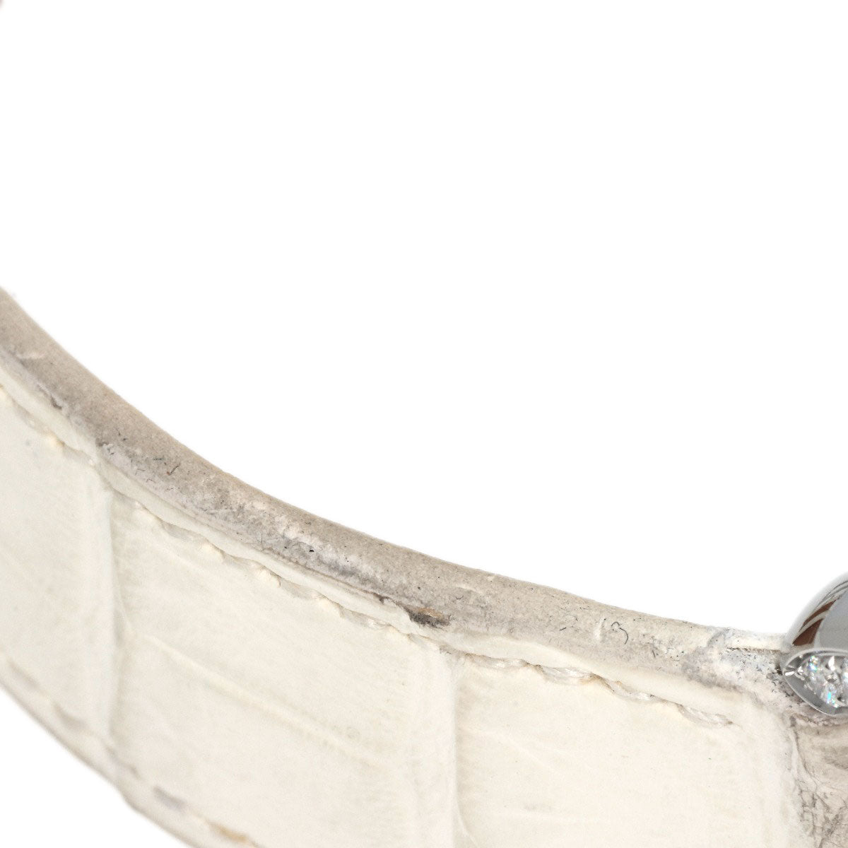 HERMES Watches Quartz CC3.730 Stainless Steel, Leather, Diamond Silver Cape Cod Chene Dunkle White shell dial Women  d