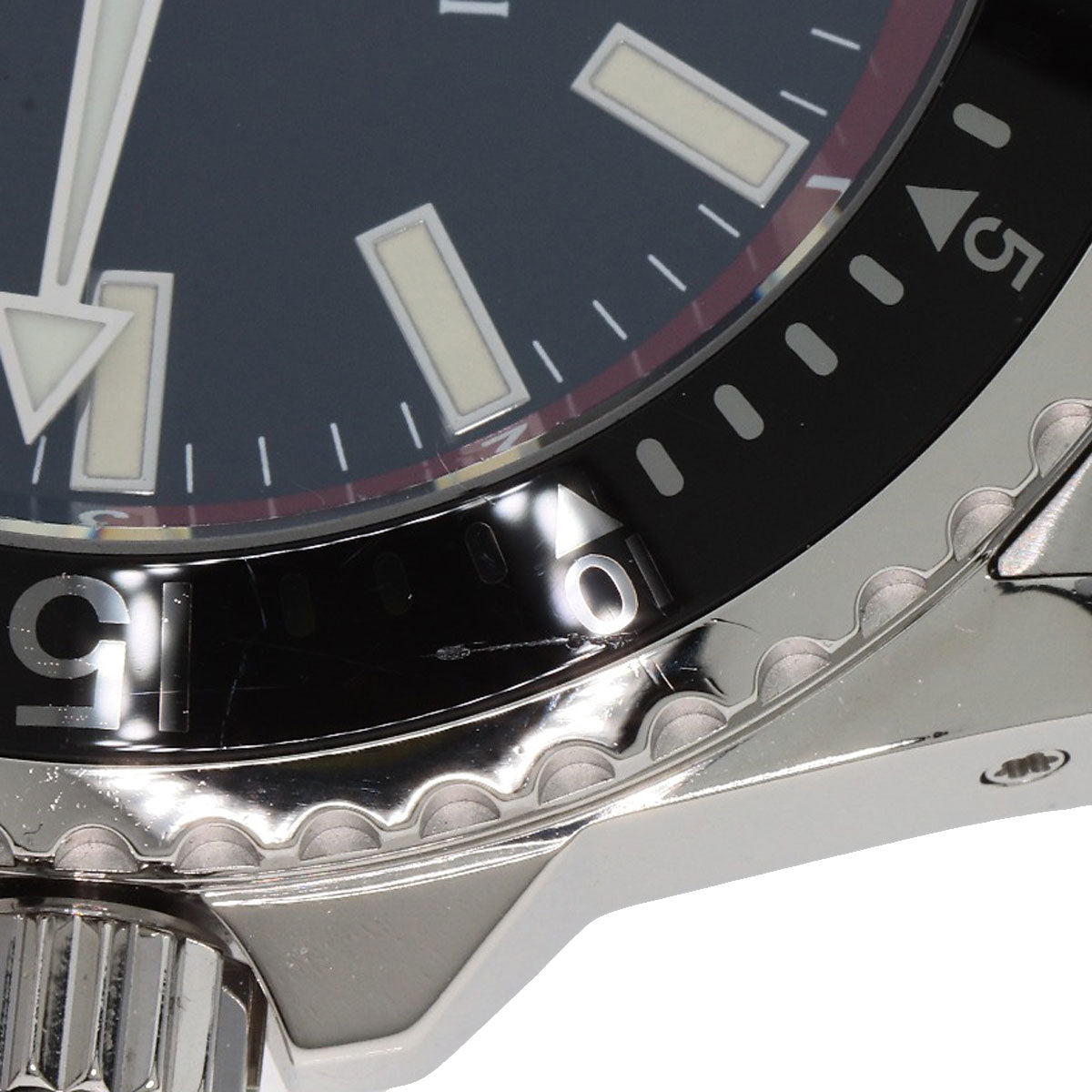 GUCCI Watches Quartz YA136.2 Stainless Steel , Stainless Steel Silver Dive DIVE black dial mens  d