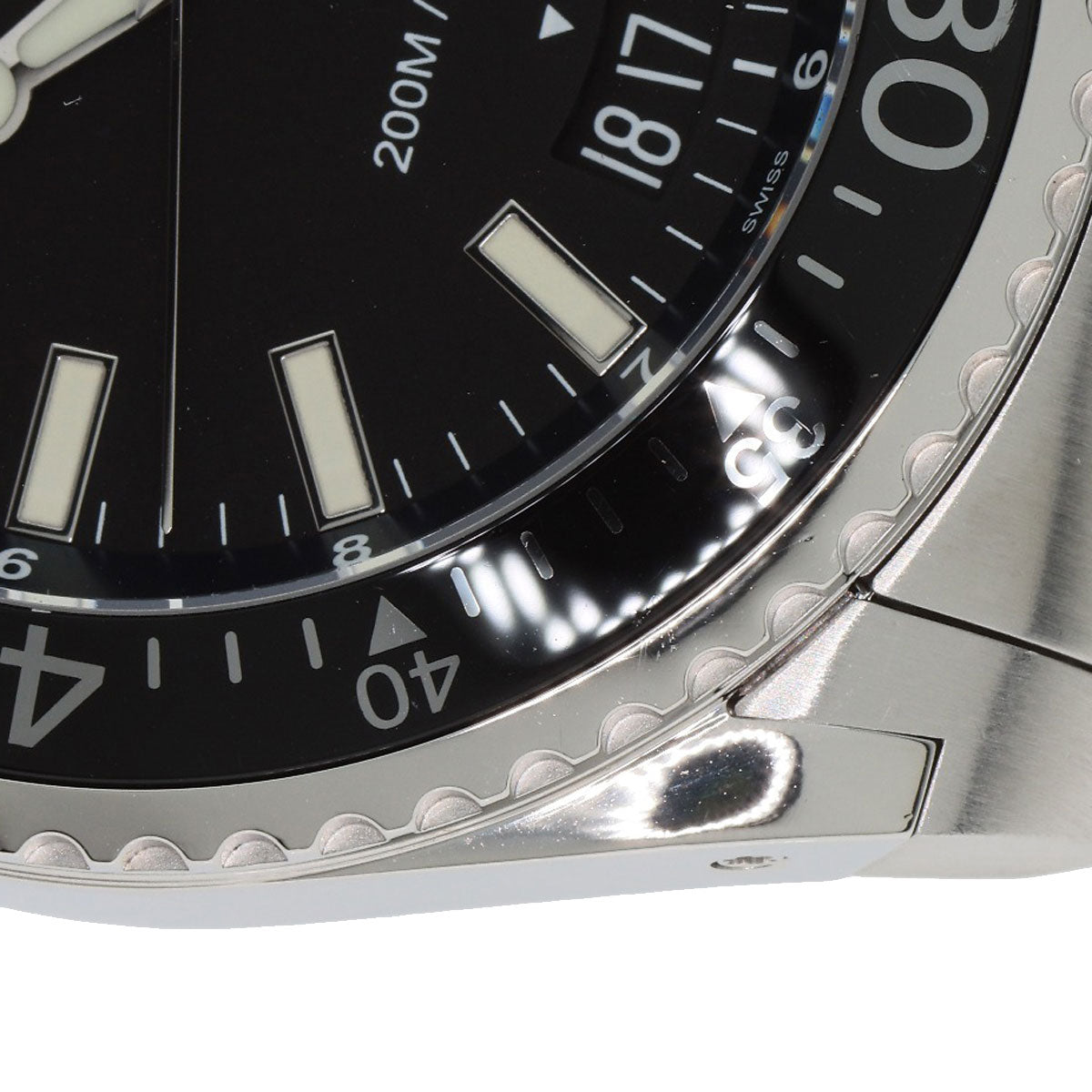 GUCCI Watches Quartz YA136.2 Stainless Steel , Stainless Steel Silver Dive DIVE black dial mens  d