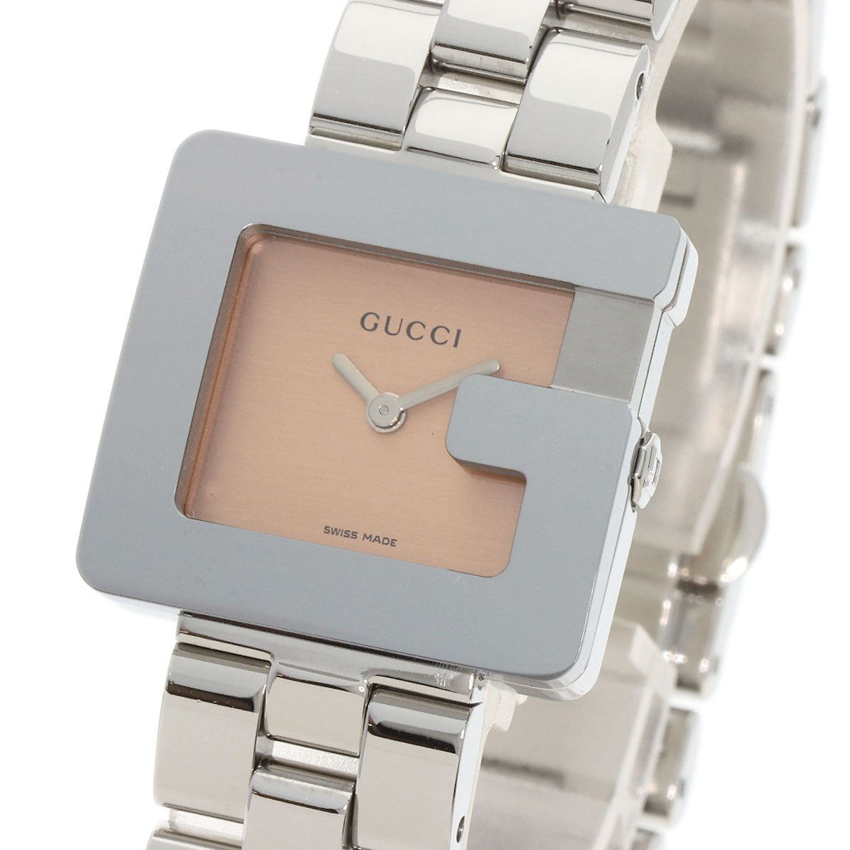 GUCCI Watches Quartz Stainless Steel , Stainless Steel Silver 3600L Orange dial Women  d