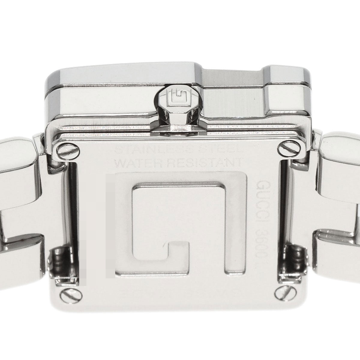 GUCCI Watches Quartz Stainless Steel , Stainless Steel Silver 3600L Orange dial Women  d