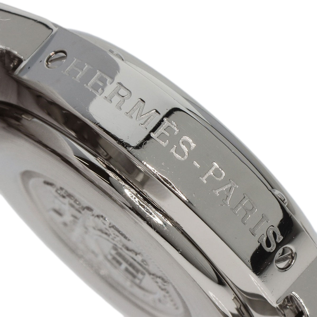HERMES Watches Quartz CL1.310 Stainless Steel , Stainless Steel Silver Clipper Chronograph blue dial Women  d