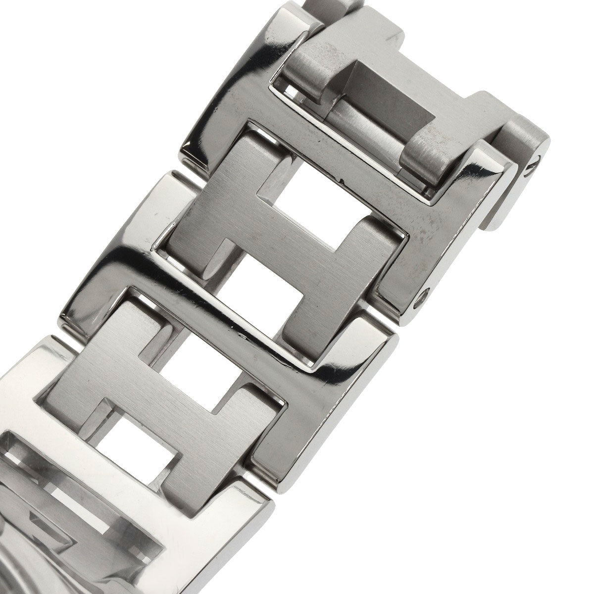 HERMES Watches Quartz CL1.310 Stainless Steel , Stainless Steel Silver Clipper Chronograph blue dial Women  d