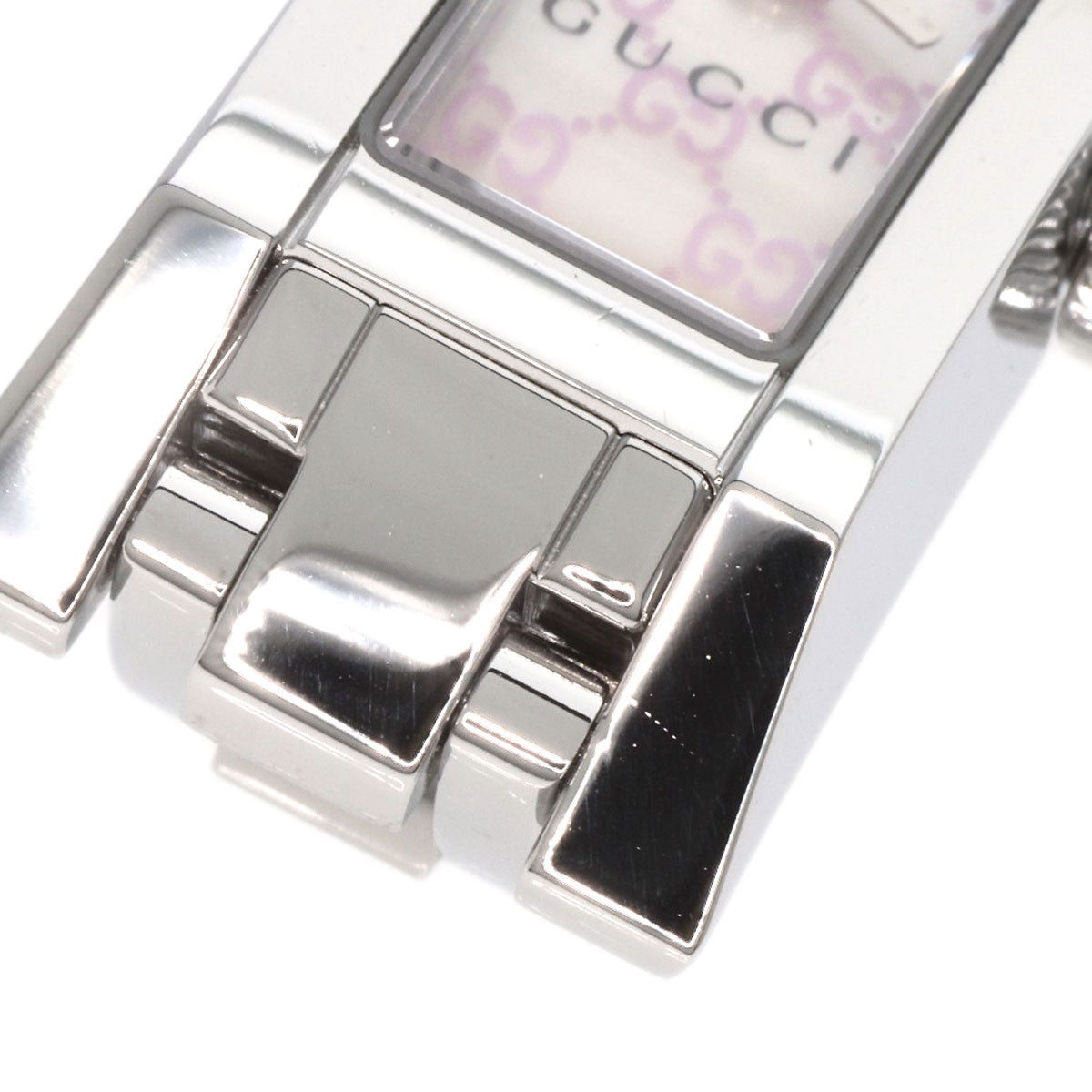 GUCCI Watches Quartz YA110 Stainless Steel , Stainless Steel Silver GG White shell dial Women  d