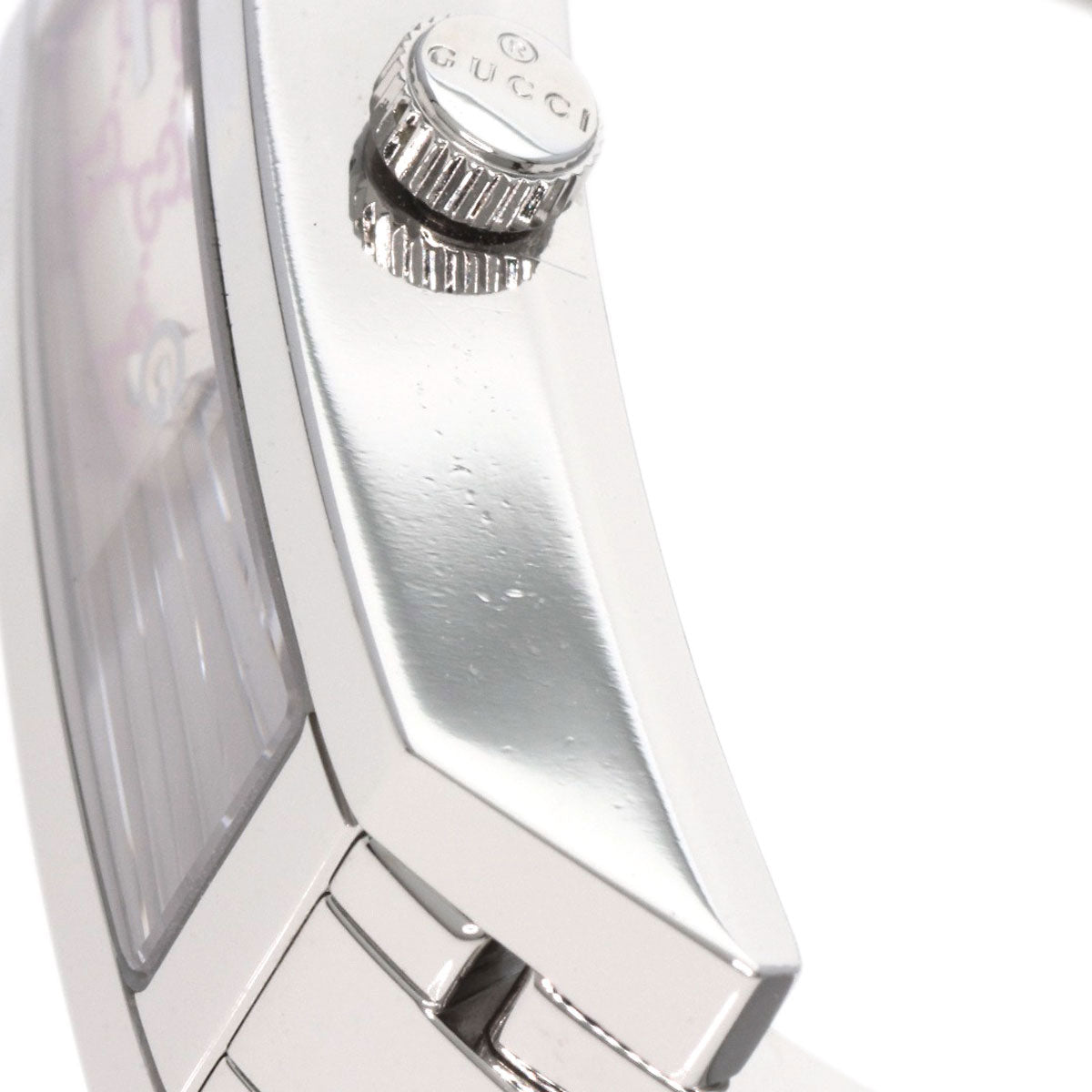 GUCCI Watches Quartz YA110 Stainless Steel , Stainless Steel Silver GG White shell dial Women  d