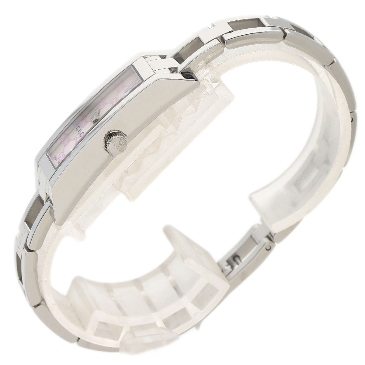 GUCCI Watches Quartz YA110 Stainless Steel , Stainless Steel Silver GG White shell dial Women  d
