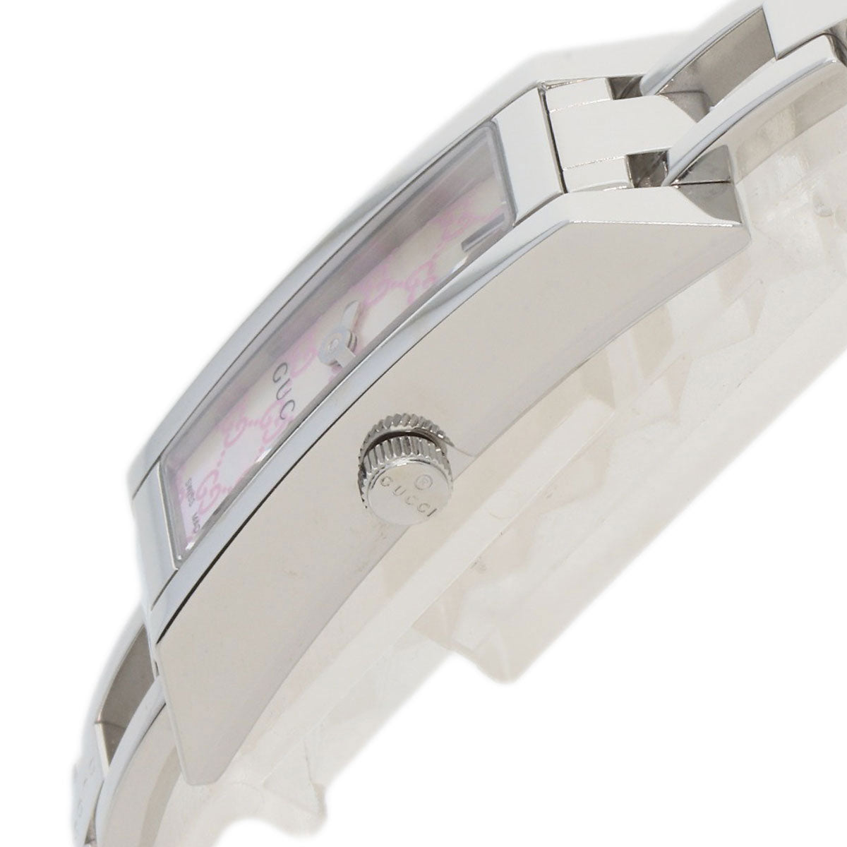 GUCCI Watches Quartz YA110 Stainless Steel , Stainless Steel Silver GG White shell dial Women  d