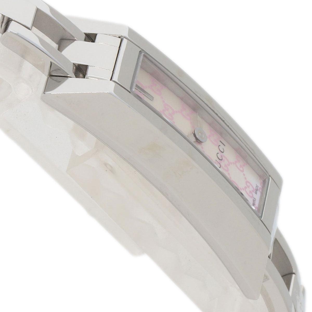 GUCCI Watches Quartz YA110 Stainless Steel , Stainless Steel Silver GG White shell dial Women  d