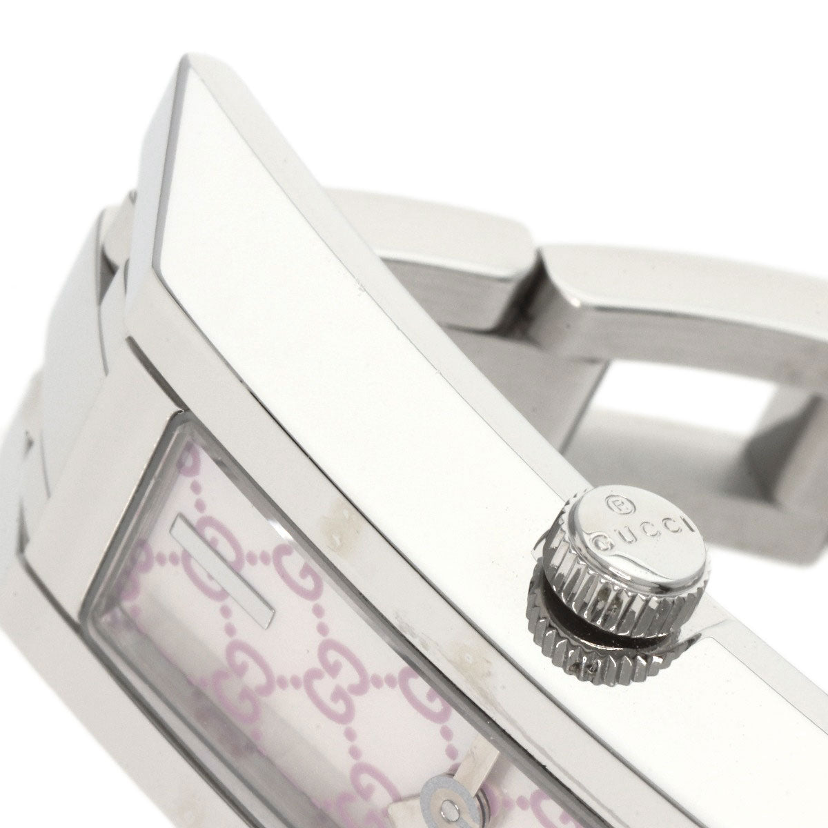 GUCCI Watches Quartz YA110 Stainless Steel , Stainless Steel Silver GG White shell dial Women  d