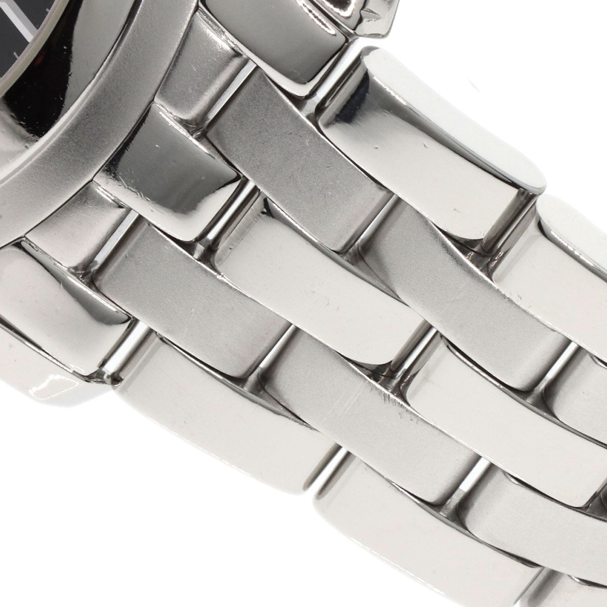GUCCI Watches Quartz Stainless Steel , Stainless Steel Silver 5500XL black dial mens  d