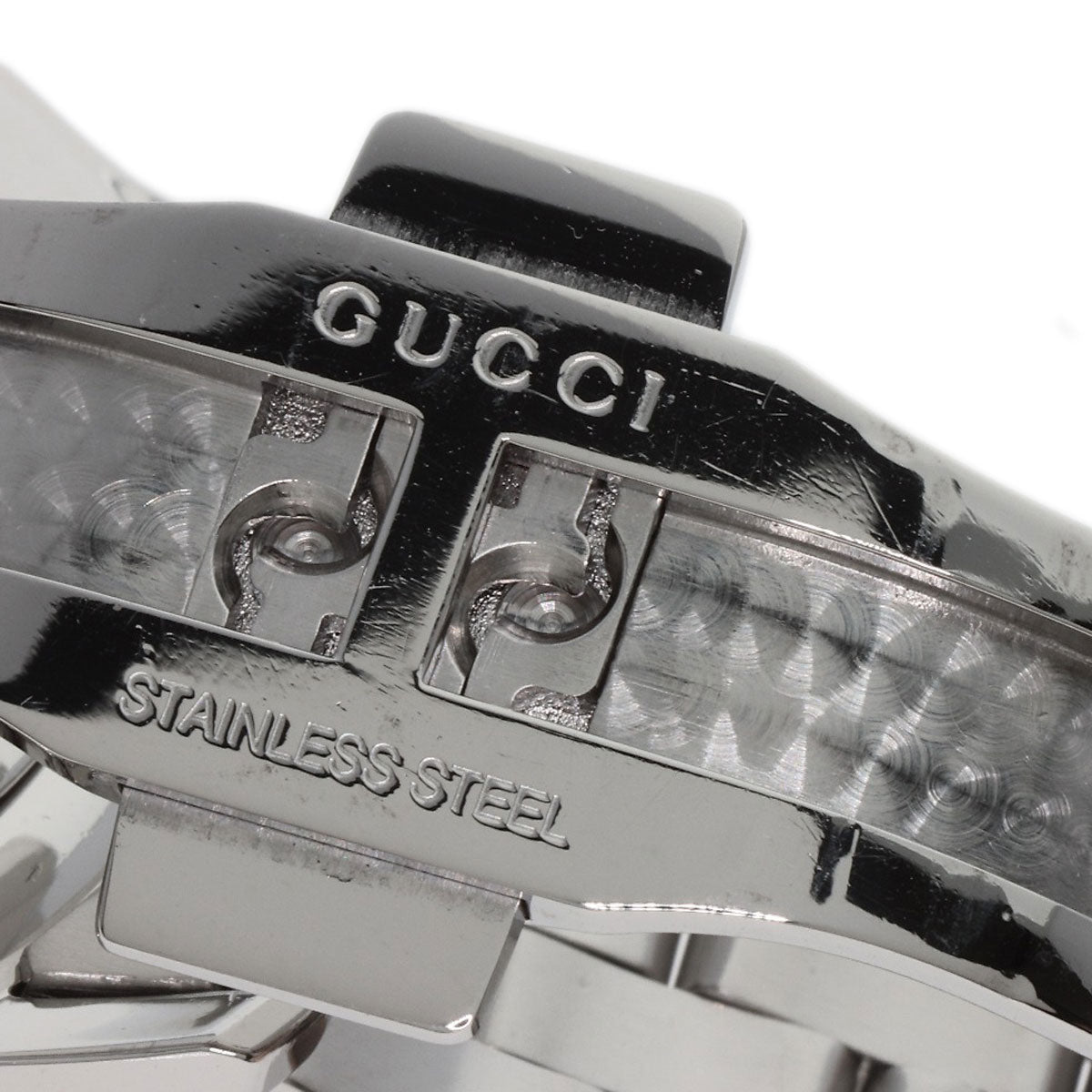 GUCCI Watches Quartz Stainless Steel , Stainless Steel Silver 5500XL black dial mens  d