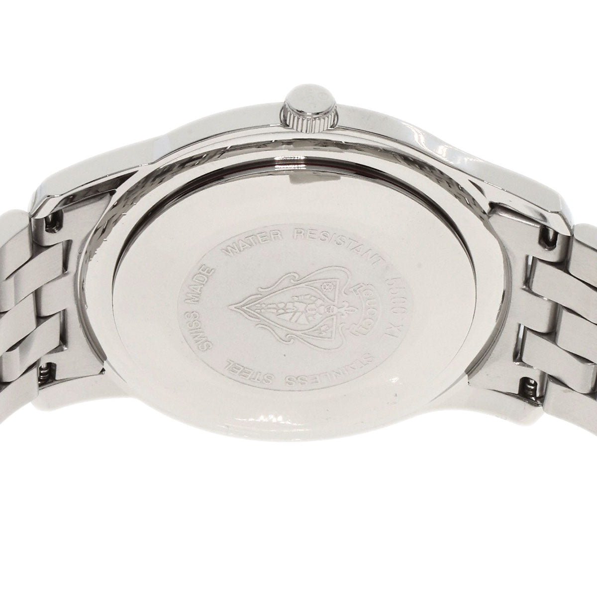 GUCCI Watches Quartz Stainless Steel , Stainless Steel Silver 5500XL black dial mens  d