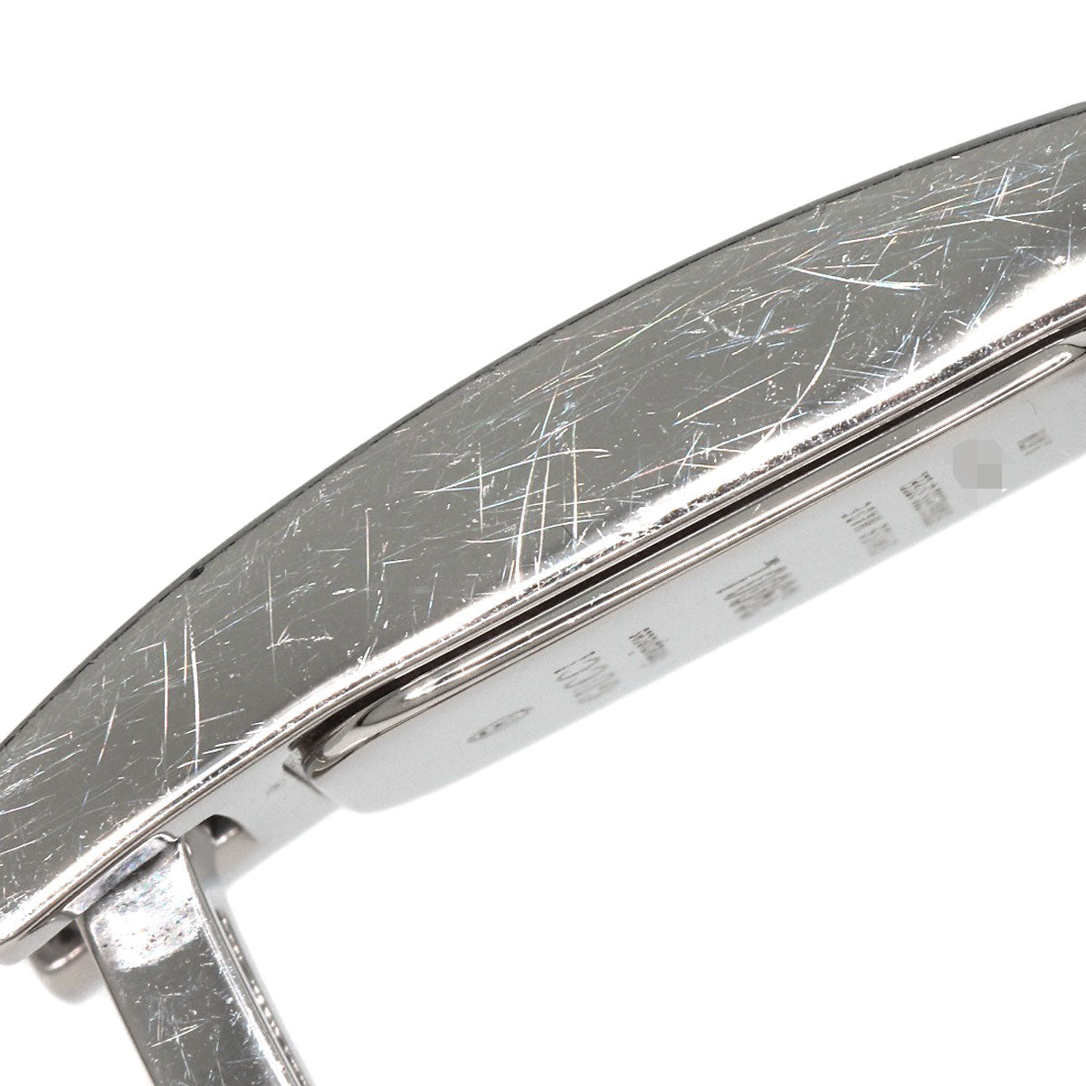 GUCCI Watches Quartz 3900L Stainless Steel , Stainless Steel Silver Square face gray dial Women  d