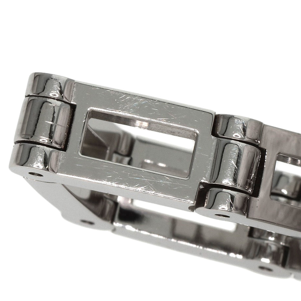 GUCCI Watches Quartz 3900L Stainless Steel , Stainless Steel Silver Square face gray dial Women  d