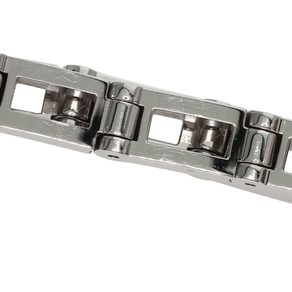 GUCCI Watches Quartz 3900L Stainless Steel , Stainless Steel Silver Square face gray dial Women  d