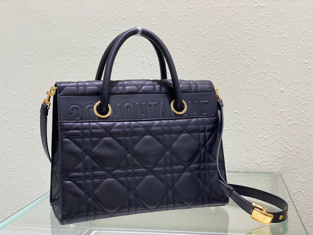 Top Quality Micro 30 Montaigne Bag Black, For Women, Womens Handbags 15cm/6in CD S2110UMOS_M900