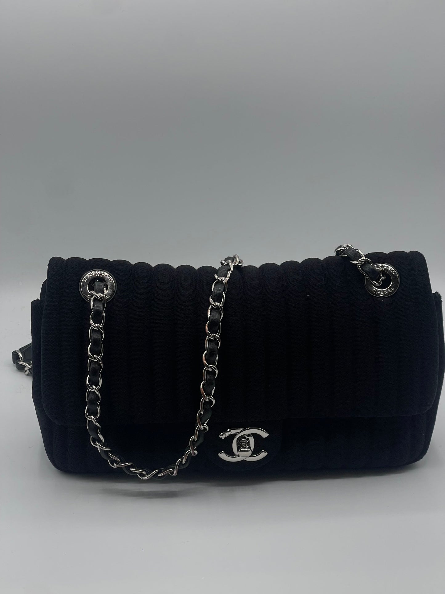 Chanel - Timeless en jersey noir