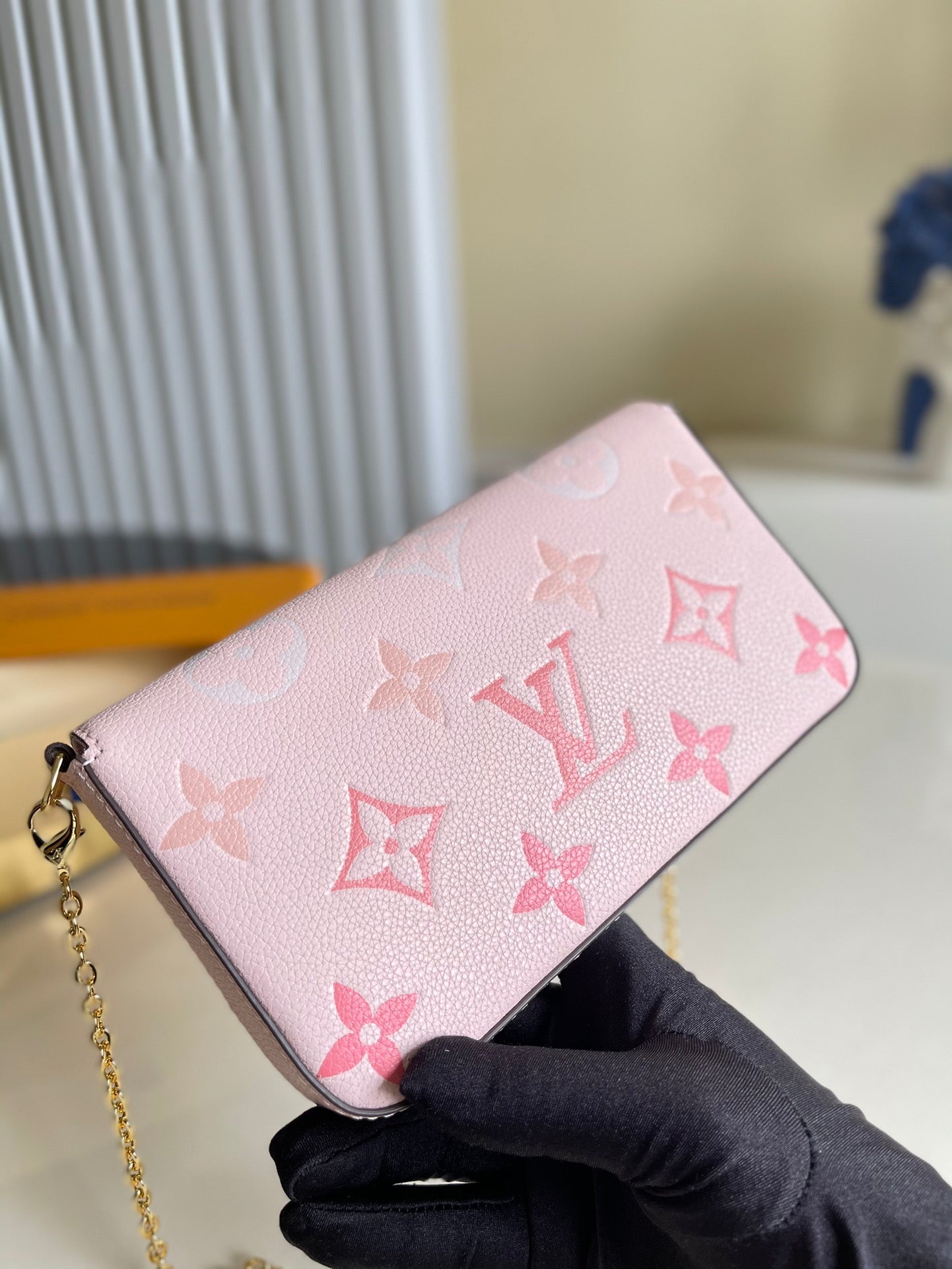 Top Quality Felicie Pochette Monogram Empreinte Pink For Women, WoBags, Shoulder And Crossbody Bags 8.3in/21cm Top Quality M80498