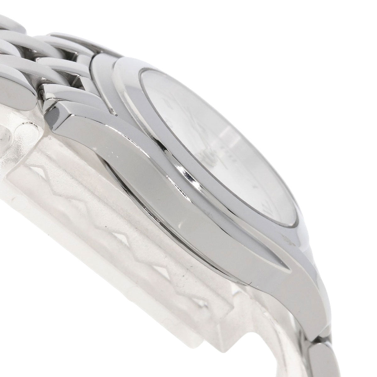 GUCCI Watches Quartz 5500L Stainless Steel , Stainless Steel Silver Round face Silver dial Women  d