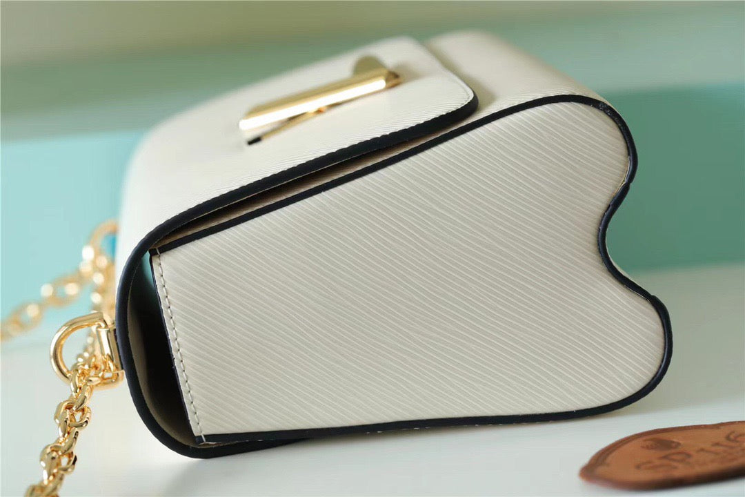 Top Quality Twist MM Epi White For Women, Womens Bags, Shoulder And Crossbody Bags 9.1in/23cm Top Quality M55513