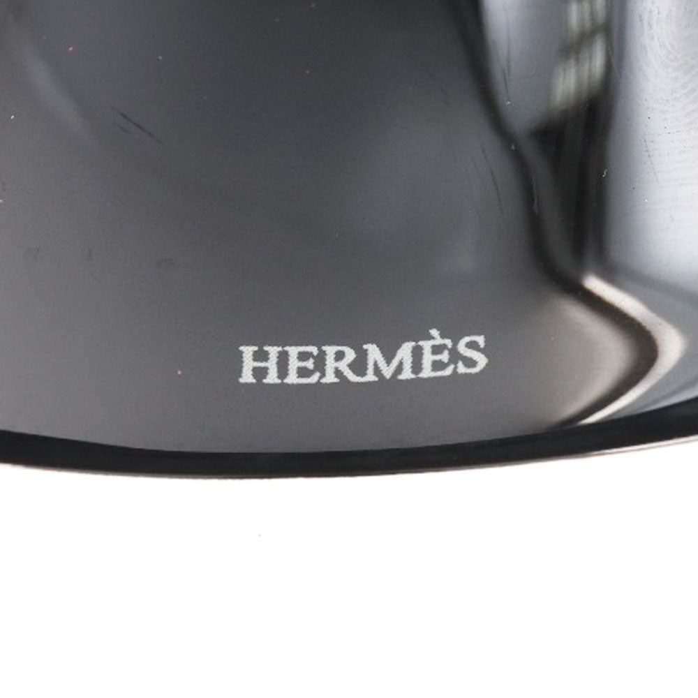 HERMES Bangle Lacquerwood Black / white Women S  d