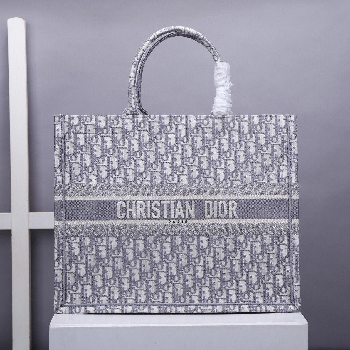Top Quality Large Book Tote Gray, For Women, Womens Handbags 16.5in/42cm CD M1286ZRIW_M932