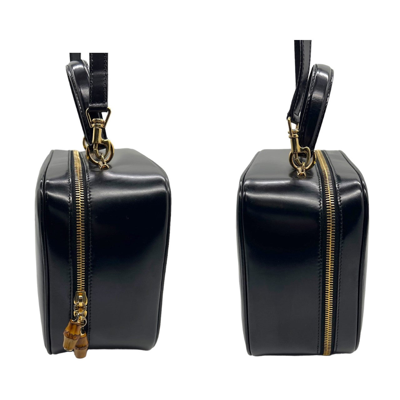 Gucci   Black Leather Vanity Cosmetic Case