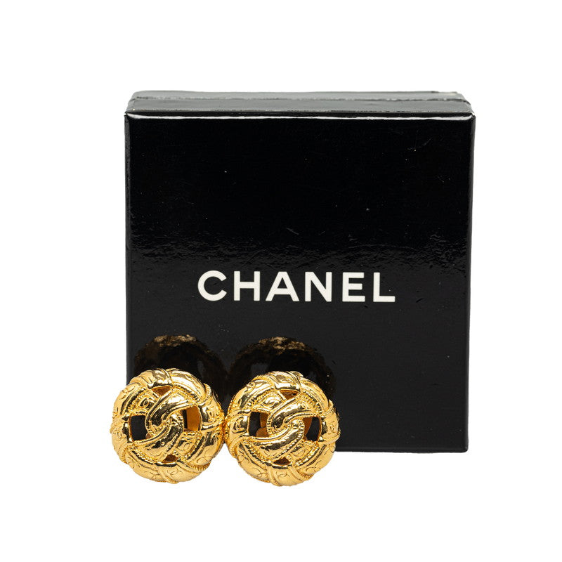 Chanel Coco Twist Motif Earrings G   Chanel
