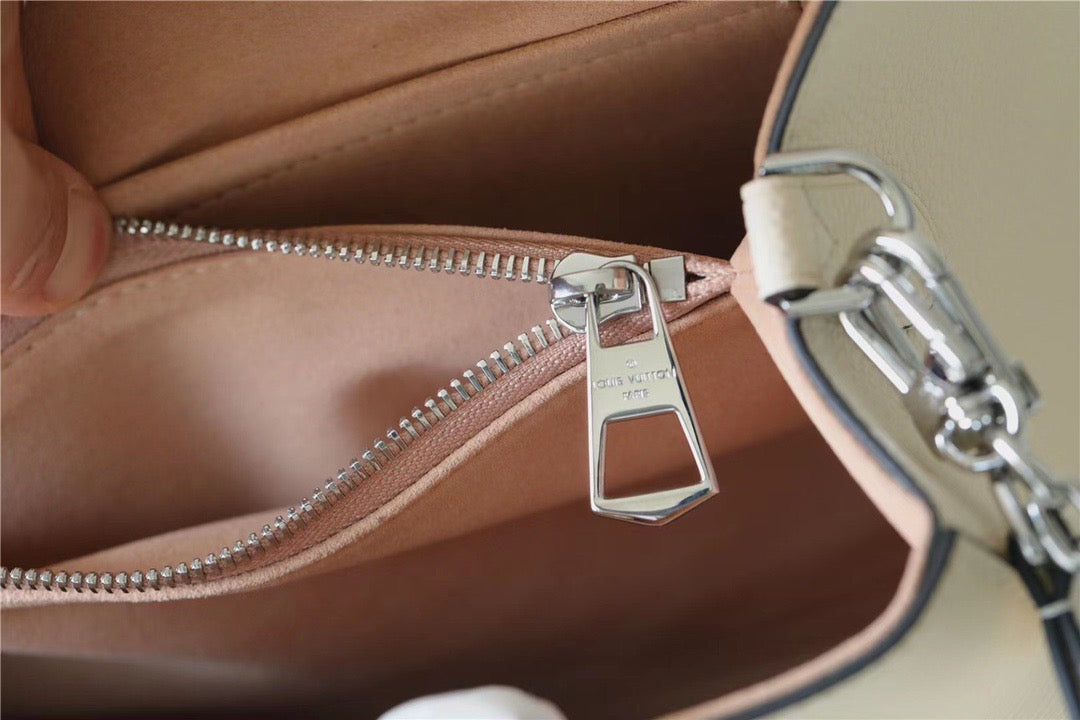 Top Quality Marelle Tote MM Epi White For Women, Womens Handbags, Shoulder And Crossbody Bags 11.8in/30cm Top Quality
